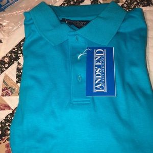 Men’s large crew shirt NWT lands End